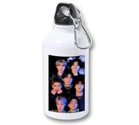 BIDON 400ML METALICO BTS music bank world tour KCON gira mundial para viaje y deporte.