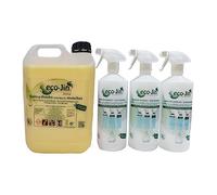 BIDON 5 L Detergente EXTRA CONCENTRADO Aroma INTENSE GRAN PODER DESENGRASANTE)+ 3 VAPORIZADORES (BOTELLA MEDIDORA)