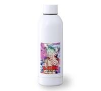 BIDON 500 ML ACERO INOXIDABLE manga dr stone temporada cuatro personajes ciencia deporte deportivo botella senderismo