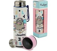 Bidón Acero Inoxidable Pusheen Gato LED Temp Pantalla Caliente & Frío Termo