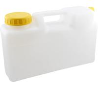 Bidón Agua 12L Camper Ahorro Espacio con Tapa DIN 96 | Depósito Estrecho para Caravana, Autocaravana y Camping | Compatible con Grifo