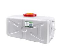 Bidon Agua Blanco 25L/45L/70L/100L/150L Cuadrado Cubo De Plástico Bidón De Agua con Grifo Recipiente De Agua Portátil Coche Tanque De Agua De Emergencia Depósito De Agua Contenedor De Agua(Size:100L)