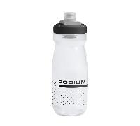 Camelbak Podium 620ml botella de agua para bicicleta - fácil de apretar - tapa autocierre - transporte a prueba de fugas - mejor hidratación - Carbon, talla: OS