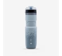 Bidón ciclismo isotérmico flexible azul, 600 ml Talla única