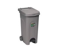 Bidón Con Ruedas Urban Eco 80lt, Color Gris