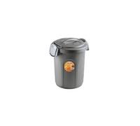 Bidón Con Tapa A Clip Stefanplast SPEEDY, Modelo 70250, Color Plata