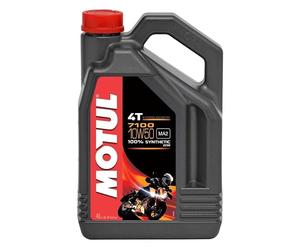 Bidón de aceite para moto scooter de dos ruedas Motul 7100 10W50 motor 4T en 4L