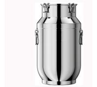 Bidón De Acero Inoxidable Para Transporte De Leche Con Lechera De Acero Inoxidable Con Tapa Cubo Para Vino/recipiente Para Lácteos/bidón De Leche/jarra Con Tapa Sell,capacity-15L