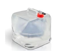 Bidón de agua de 10 l, plegable, con práctico grifo de vertido y asa, con tapa de rosca, 100 % hermético, bidón de agua para camping, exteriores, etc. Bidón de agua plegable (1 unidad)