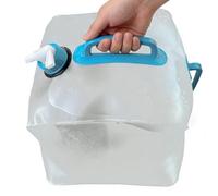 Bidón de camping - 10 l impermeable con grifo y mango, bolsas de agua para acampar senderismo - para senderismo, escalada supervivencia viaje picnic barbacoa hidratación