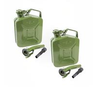 Bidón de Combustible Bidón Tanque de Diesel 2x 5 Litro Ausgieß Verde Oliva