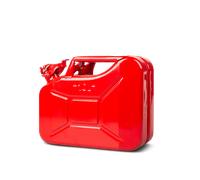 Bidón de Combustible Never Stop Jerrycan Metal 10 L Rojo Rojo