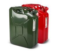 Bidón de Combustible Never Stop Jerrycan Metal 20 L Rojo Rojo