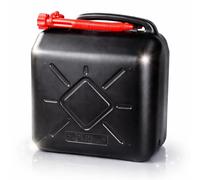Bidón de combustible para gasolina y diésel, aprobado por la UE, bidón estable para coche, taller y transporte de mercancías peligrosas. Incluye boquilla de llenado sin goteo (20 litros)