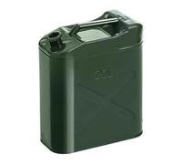 Bidón de Gasolina de 20 Litros con Sistema de Pico, Resistente A La Corrosión, Verde, Bidón Metálico de 4,5 Galones(20L)