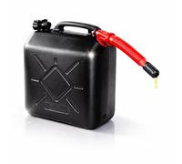 Bidón de gasolina para coches homologados por las Naciones Unidas en la UE - Bidón de combustible para gasolina, diésel y materiales peligrosos. Incluye práctico tapón de llenado con embudo para