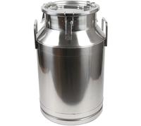 Bidón De Leche De Acero Inoxidable 304 con Tapa Sellada, Resistente, para Transporte De Leche, Vino, Aceite, Té, Líquido Y Sólidos.,50L