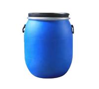 Bidón de Plástico HDPE Azul, con Junta de Sellado Hermética; Barril de Transporte con Tapa de Anillo de Cierre, ideal para el Almacenamiento de Agua, Líquidos, Productos Químicos(100L)