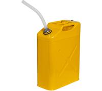 FALCON Bidón de seguridad con tapón de rosca y tubo de descarga, chapa de acero, capacidad 20 l