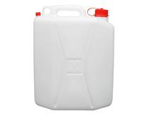 Bidón - garrafa de plástico alimentario de 20 litros, apto para uso seguro, ligero y resistente, ideal para almacenamiento de líquidos.