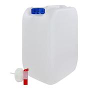 Bidón Garrafa Plástico 20 litros con Grifo. Apta para uso alimentario. Homologación para transporte. (1 Unidad).