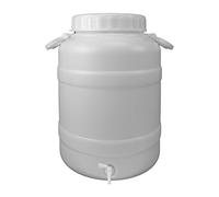 Oryx 8085540 Bidon Garrafa Plastico Alimentario Con Grifo y Boca Ancha 30 Litros