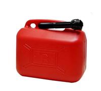 Bidón Garrafa Plástico Gasolina Diesel 5L 10L 20L Homologado, con Franja de Medición de Fácil Lectura, Incluye Embudo, Tanques de Combustible de Plástico para Motocicleta, Coches, Camiones, Contenedor