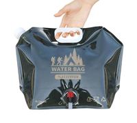 Bidón para agua plegable - Bolsa para la conservación de agua espesada con grifo giratorio | Bolsa de agua portátil de 8 litros para camping, senderismo, viajes