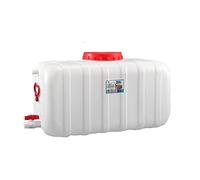 Bidón para agua Recipiente de agua portátil Portador de agua portátil con grifo Recipiente de almacenamiento de 80L con grifo dispensador Dispensador de escritorio Interior o exterior Campin(Size:80L)