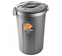 Bidón Stefanplast TOM Con Tapa A Clip, Modelo 70500, Color Plata, Para E