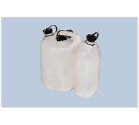 Hünersdorff Bidón doble ECO 5,5+3 L, PEAD Color natural, homologación UN, accesorios negros