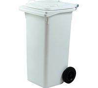 Bidone nettezza urbana de polipropileno alta densidad. Con ruedas. Resistente a todos los agentes químicos, no retienen I líquidos. Y 'Lavable y sterilizzabile.
