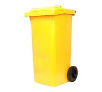 Bidone nettezza urbana de polipropileno alta densidad. Con ruedas. Resistente a todos los agentes químicos, no retienen I líquidos. Y 'Lavable y sterilizzabile.