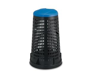 Bidoni trespolo Stefanplast In polietilene cm 58x90 h azzurro
