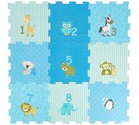 Bieco Alfombra Puzzle beber Acolchada | Alfombra Suelo Bebé Puzzle Acolchado Grande | Suelo Bebé Goma EVA | Alfombra Infantil