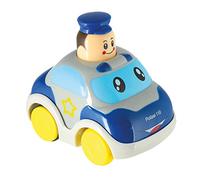 Bieco Auto Drück & Los Policía Juguetes - Press and Go Auto - Coche de juguete a partir de 6 meses - Juguete de coche de bebé - Coche de juguete autopropulsado Auto Retiro Coche Coche Coche de Policía