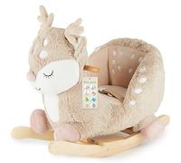 Bieco Balancín Infantil de Peluche con Ciervo, 60 cm | Caballito para Niños y Niñas a Partir de 1 Año