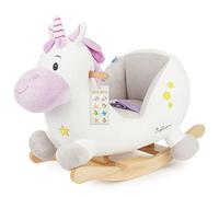 BIECO Balancín infantil de peluche unicornio, 60 cm | Caballo balancín para niños y niñas | 9 meses - 1 año
