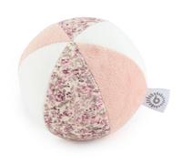 BIECO Balón de fútbol Suave con sonajero | Ø 10 cm | Pelota de Tela para bebé con sonajero | Peluche Suave | Juguete para bebé | Balón niños pequeños
