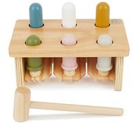 BIECO Banco de Golpear a Partir de 1 año | Martillo Juguete para bebé a Partir 1 año | Juguete motricidad, Banco Martillo Montessori, Juego Madera