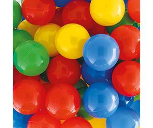Bieco Bolas Piscina Infantil 100 Unidades | Pelotas Piscina Bolas | Bolas de Colores para Piscina Infantil Bolas Parque Infantil Bebe Piscina de Bolas Bebe Bolos Infantiles Bolas para Piscina Infantil