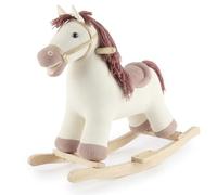BIECO Caballo balancín de peluche Ginger 68 cm | Silla balancín infantil | Balancín para bebé | Caballo balancín de madera a partir del 1er año