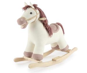 BIECO Caballo balancín de peluche Ginger 68 cm | Silla balancín infantil | Balancín para bebé | Caballo balancín de madera a partir del 1er año
