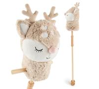 Bieco Caballo para niños Corzo Ella | Hobby Horse Caballos | Carretes de caballo | Caballo de madera | Caballo de madera | Bastón Caballos bonitos para niños