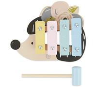 Bieco Igel Xilófono Bebé Pastel - Instrumentos Musicales para Niños +1 Año - Educación Musical Temprana - Xilófono Bebé 1 Año, Instrumentos de Madera Infantil