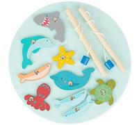 Bieco Juego de Pesca para Niños - Madera y Magnético
