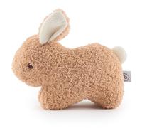 Bieco Kuscheltier Hase Fine de Bou on zanahoria que chilla | 20 cm | Peluche de conejo para bebé