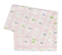 BIECO Manta Bebé Niña Rosa Elefantes | Manta Bebé | Suave | Baby Blanket | Infantil Niño | Cochecito | Felpa | Cojín | | Polar