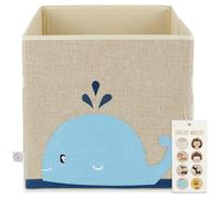 bieco Caja de almacenaje ballena, naturaleza 32 cm