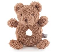 Bieco Oso de Peluche Mika Con Sonajero - Teddy Bear de Bouclé Para Bebé a Partir de 0 Meses Con Buena Recuperación